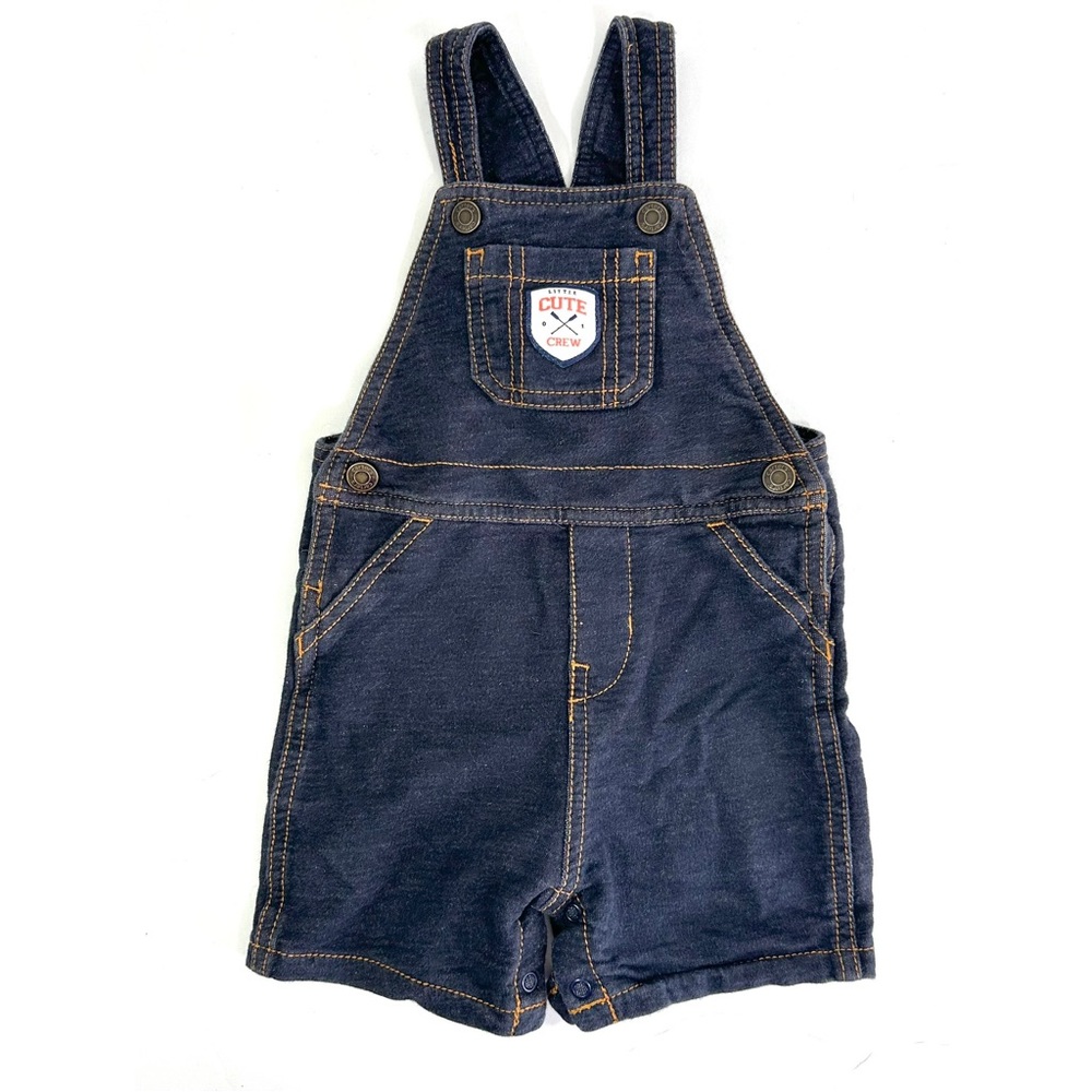 Carter’s Baby Boy Dark Blue Little Cute Crew Overalls